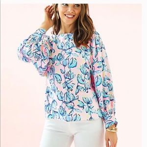 Maisel top in Sweet Pea Pink Chasing the Sun Small